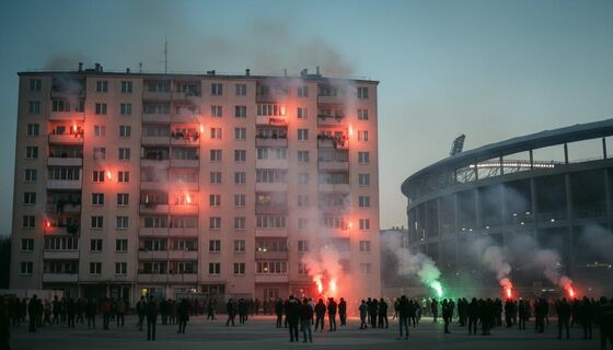 Джеко завершил карьеру в сборной Боснии под пиротехнику с жилой многоэтажки
