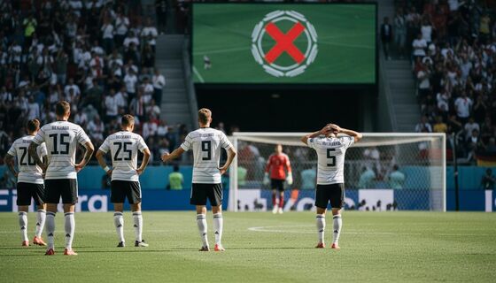 VAR отменил дебютный гол Буркардта в матче Германии с Грецией